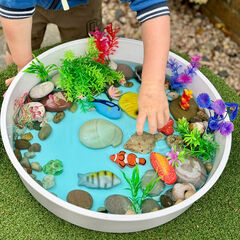 Yellow Door Sensory Stone Fish  hi-res